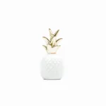 HV Pineapple Gold/White - 8x8x16cm