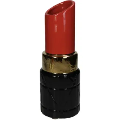 Lipstick vaas rood woonaccessoires