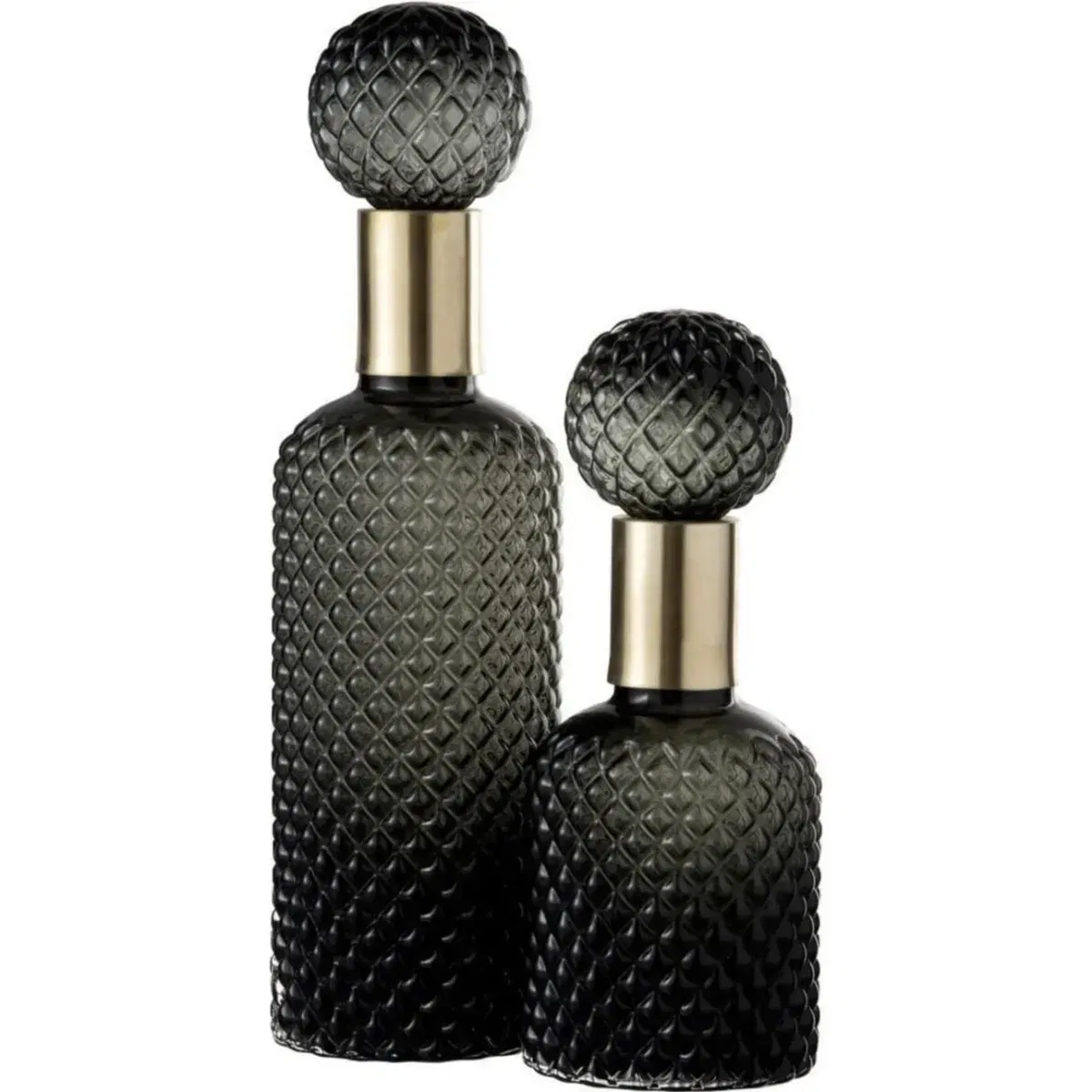 luxe bottle transparant goud S