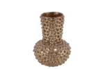 Djedda vaas dots donker parel bruin 16,5x23cm Spikes