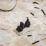 HV Spelende Ballon Hond - 24x9x14 cm - Zwart