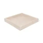 Marmer dienblad vierkant mooisa tray 30x30cm beige