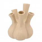 AGLIO MAT SAND VASE 17X20CM