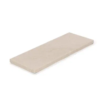 Marmer dienblad rechthoek S beige 10x25cm