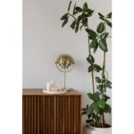 Travertine dienblad rond met rand
