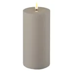 DELUXE HOMEART LED CANDLE REAL FLAME 10x20cm
