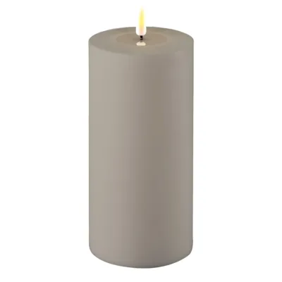 DELUXE HOMEART LED CANDLE REAL FLAME 10x20cm