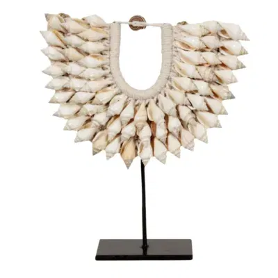 G7 kleine schelp ornament op voet standaard