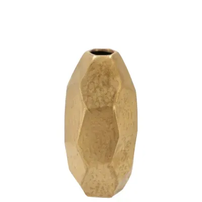 Jada goud rock vaas 15x30cm