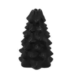 Jada zwart kerstboom kaarshouder 15x12 cm Daan kromhout
