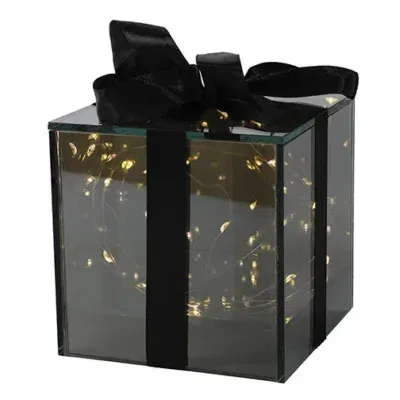 Spiegelbox kado LED timer vk Elite M grijs-L12B12H12CM