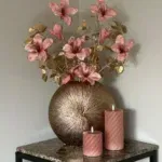 Complete woonaccessoires set goud roze