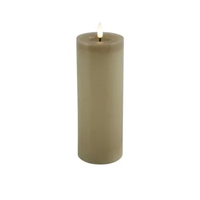 Countryfield Led Candle - Taupe - M