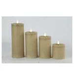 Countryfield Led Candle - Taupe - M
