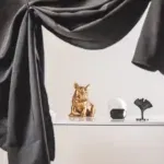 HV Bulldog beeld goud 19x13.5x19cm - Afbeelding 3