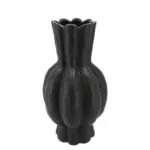 Garlic black high vase 23x40cm
