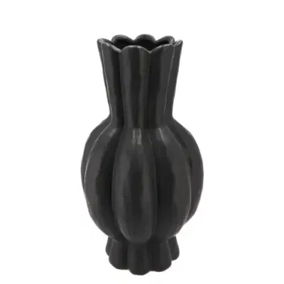 Garlic black high vase 23x40cm