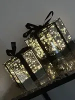 Spiegelbox kado LED timer M grijs - Afbeelding 2