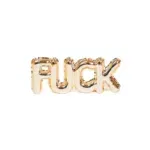 HV Balloon ornament 'Fuck'- 25x3,5x10 cm- Gold Goud