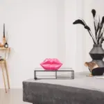 HV Lip vaas roze - Neon Pink - 15,5x6,5x7,5cm