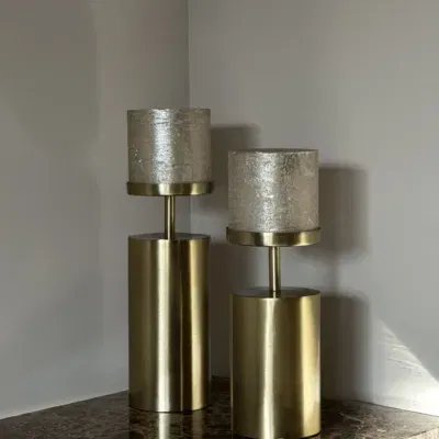 gouden kandelaar goud kandelaar metallic stompkaars