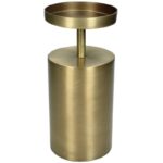 Kaarsenhouder Goud 11x11x28cm