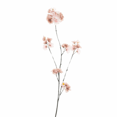 Zijden bloesemtak prunus malaga spray roze mix 84cm