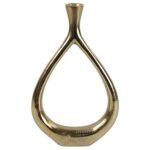 Vaas met gat Tara L goud 25 x 5,5 x 40 CM