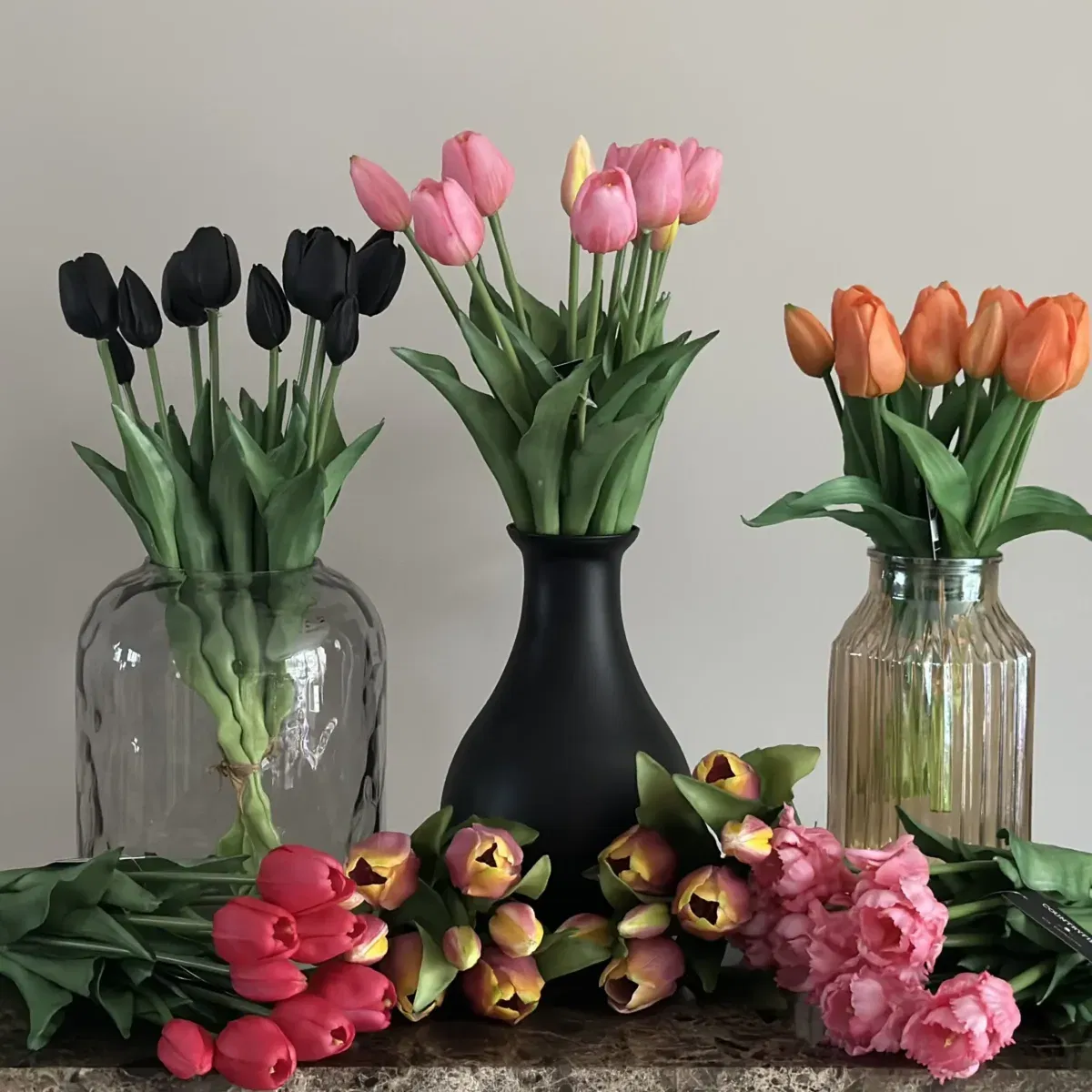 real touch tulpen zijden bloemen tulpen boeket