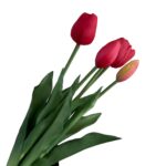 Zijden Tulpen boeket Fuchsia 40 cm