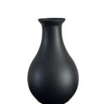 Vaas mat zwart metaal