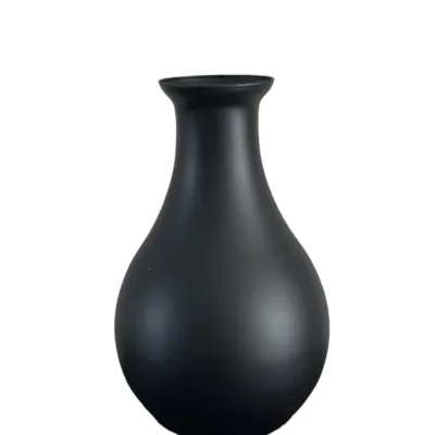 Vaas mat zwart metaal