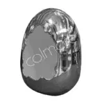 Colmore paasdecoratie zilver paasei 13x13x20cm