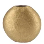 Vaas ovaal goud 31x31x9cm