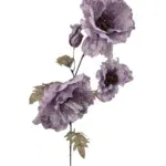 Losse zijden bloem poppy lila 107 cm