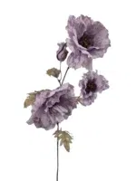 Losse zijden bloem poppy lila 107 cm