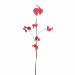 Zijden bloesemtak prunus malaga spray fuchia 84cm