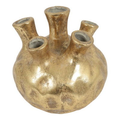 toeter vaas (tulpenvaas) goud L21xB21xH21cm