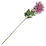 Losse zijden bloem Kunstbloem dahlia roze 79 cm