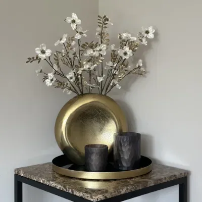 Complete woonaccessoires set met led kaarsen