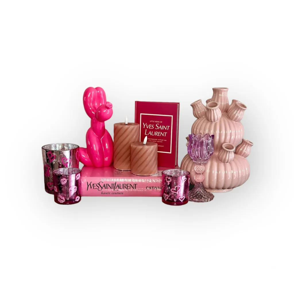 roze woonaccessoires