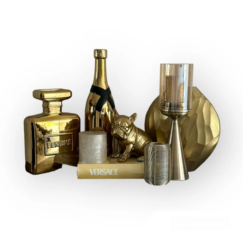 Gouden woonaccessoires