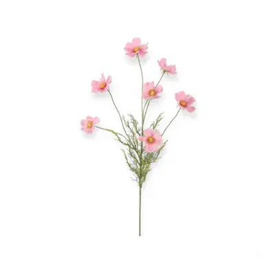 Losse zijden bloemen roze 77 cm