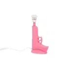 HV Pistool Lamp - Neon Roze- 15x9x32cm