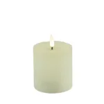 Countryfield LED kaars rustiek lyon 7.5x8cm creme