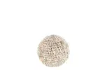 Schelpen bol decoratie naturel beige M Ø12cm