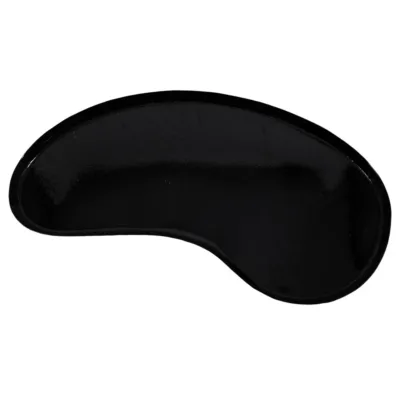 Decoratie dienblad kidney niervorm organisch Zwart 52x24x2cm