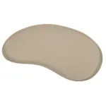 Decoratie dienblad kidney niervorm organisch Beige 57,5x27,5x2cm