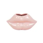 HV Lip vaas roze - licht Pink - 15,5x6,5x7,5cm
