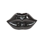 HV Lip vaas zwart - black - 15,5x6,5x7,5cm